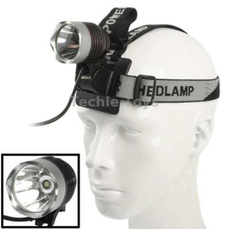 High Power LED Bicycle Light and Headlight, SSC LED W724CD, 4-mode, White Light, Luminous Flux: 1200