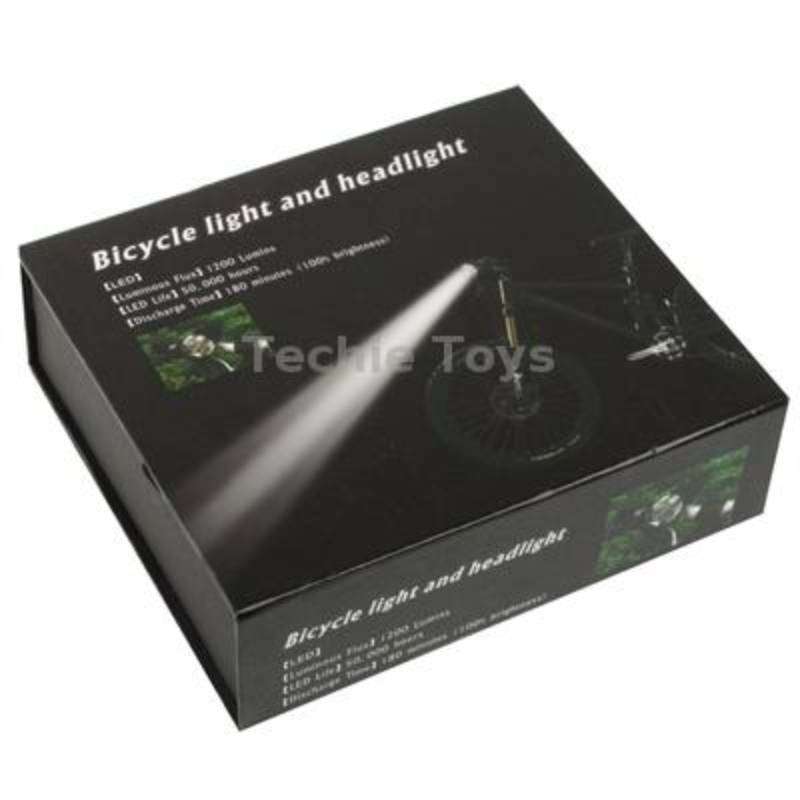 High Power LED Bicycle Light and Headlight, SSC LED W724CD, 4-mode, White Light, Luminous Flux: 1200