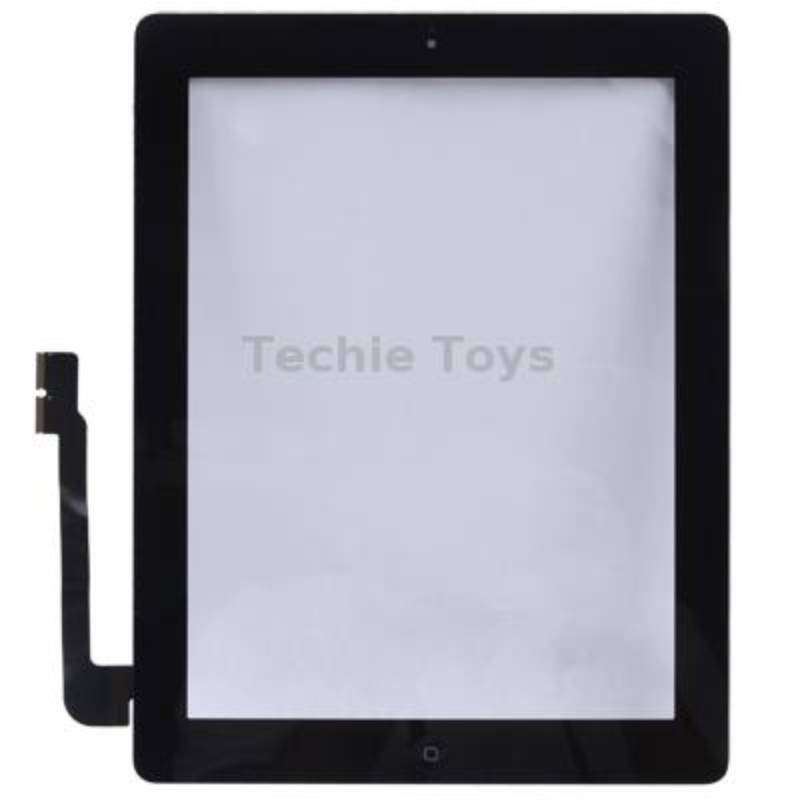(Controller Button + Home Key Button PCB Membrane Flex Cable + Touch Panel Installation Adhesive) T