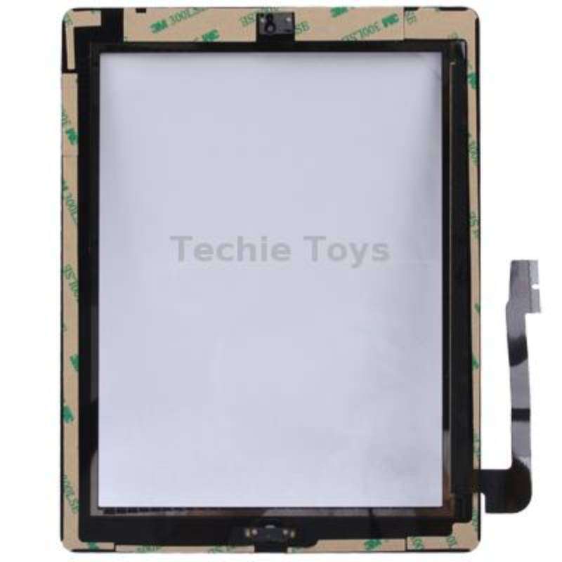 (Controller Button + Home Key Button PCB Membrane Flex Cable + Touch Panel Installation Adhesive) T