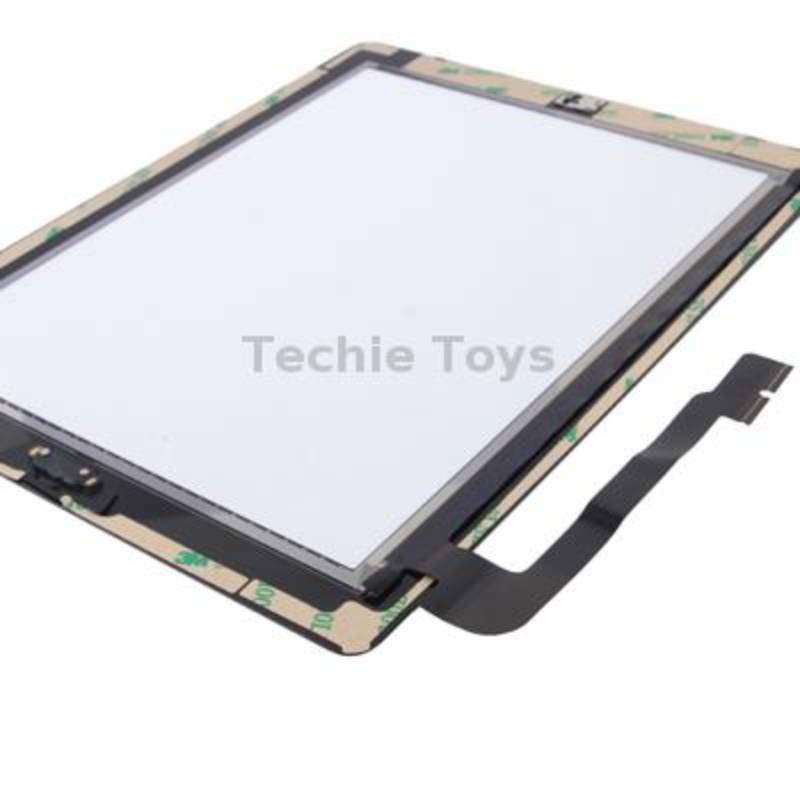 (Controller Button + Home Key Button PCB Membrane Flex Cable + Touch Panel Installation Adhesive) T