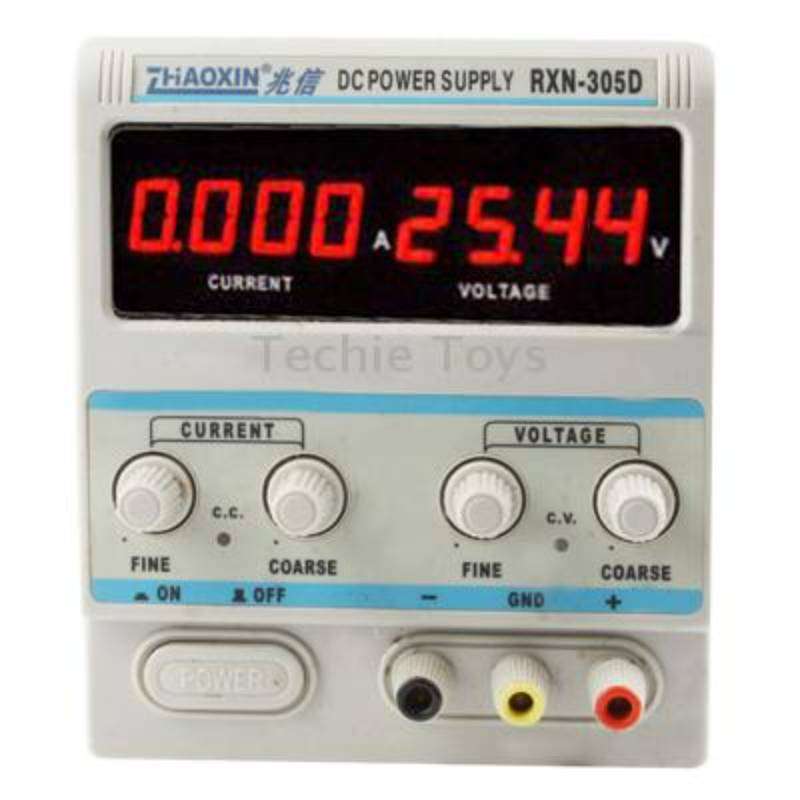 RXN-305D Linear Adjustable DC Power Supply, 30V / 5A