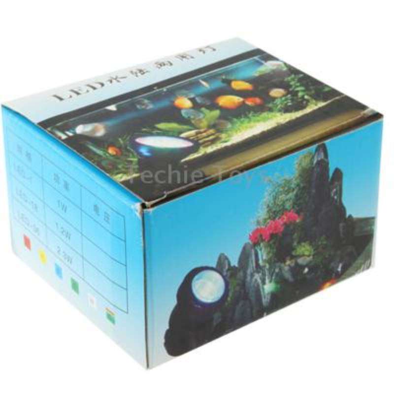 2.3W Waterproof Spotlights, 36 LED Amphibious Fish tank / Aquarium Colorful Light, Waterproof depth: