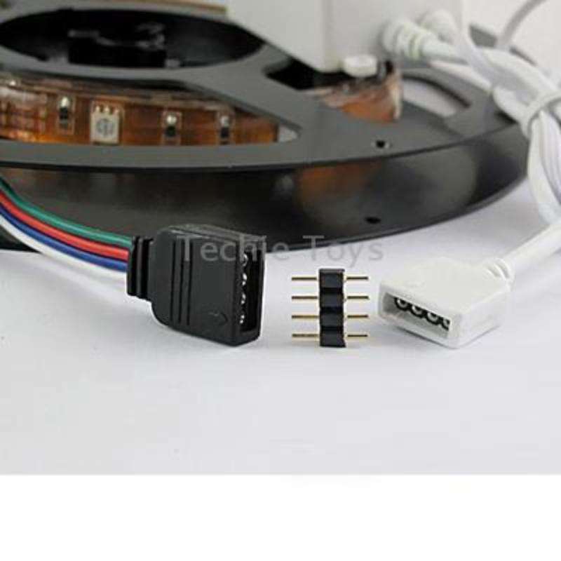 4 Pin Male Connector for RGB LED SMD Strip Light (100pcs in one packaging, the price is for 100pcs)