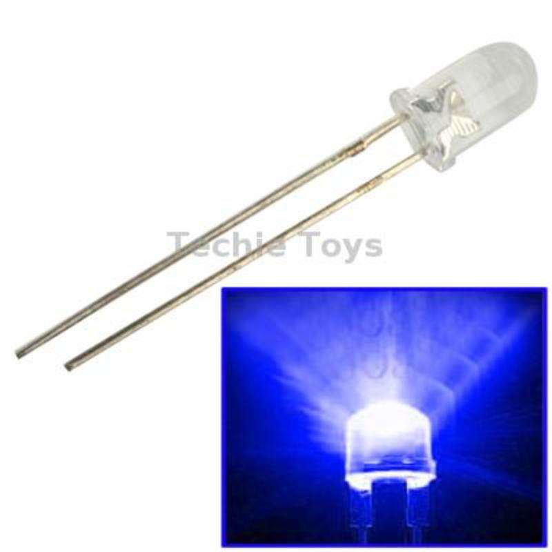 1000 PCS 3mm Water Clear LED Lamp(Green Light)