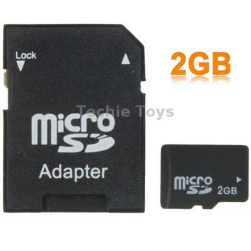 2GB High Speed Class 10 Micro SD(TF) Memory Card from Taiwan, Write: 8mb/s, Read: 12mb/s (100% Real