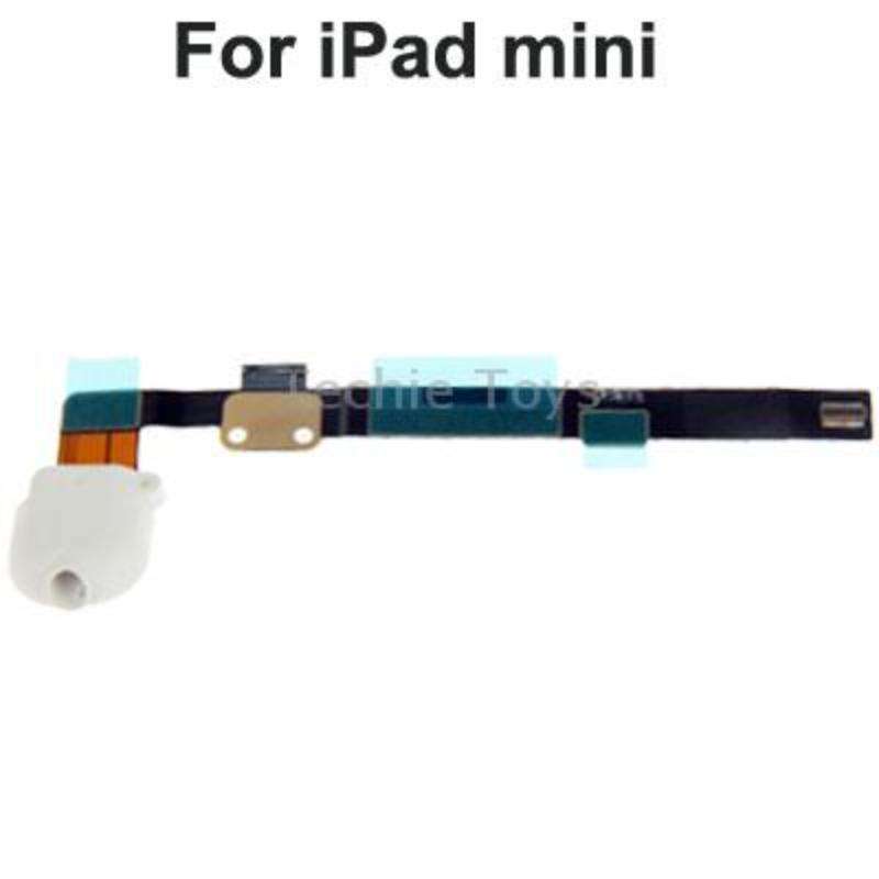 OEM Version Audio Jack Ribbon Flex Cable for iPad mini 1 / 2 / 3 (White)