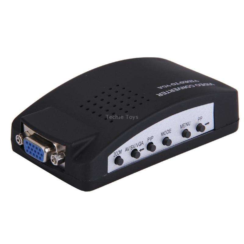 BNC / S-Video to VGA Video Converter(EU Plug)