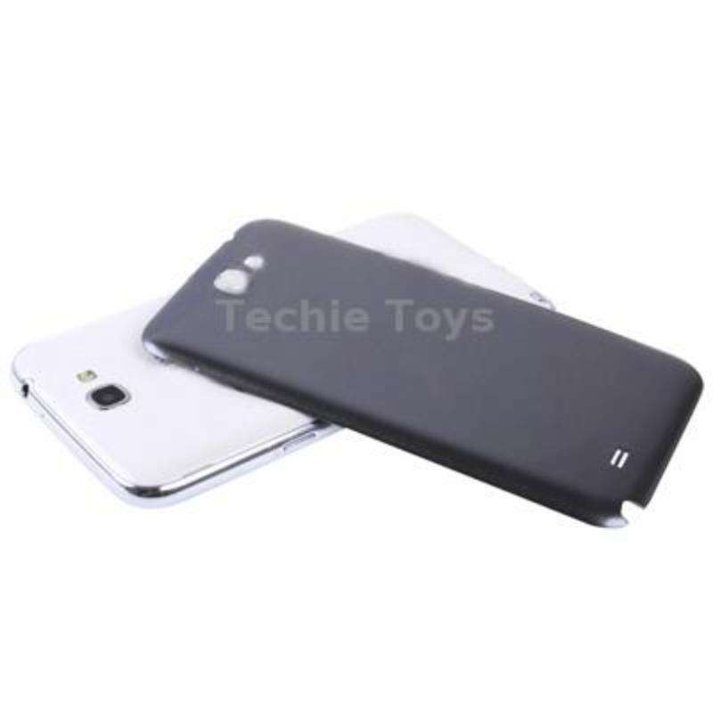 For Galaxy Note II / N7100 Original Plastic Back Cover with NFC (Dark Grey)