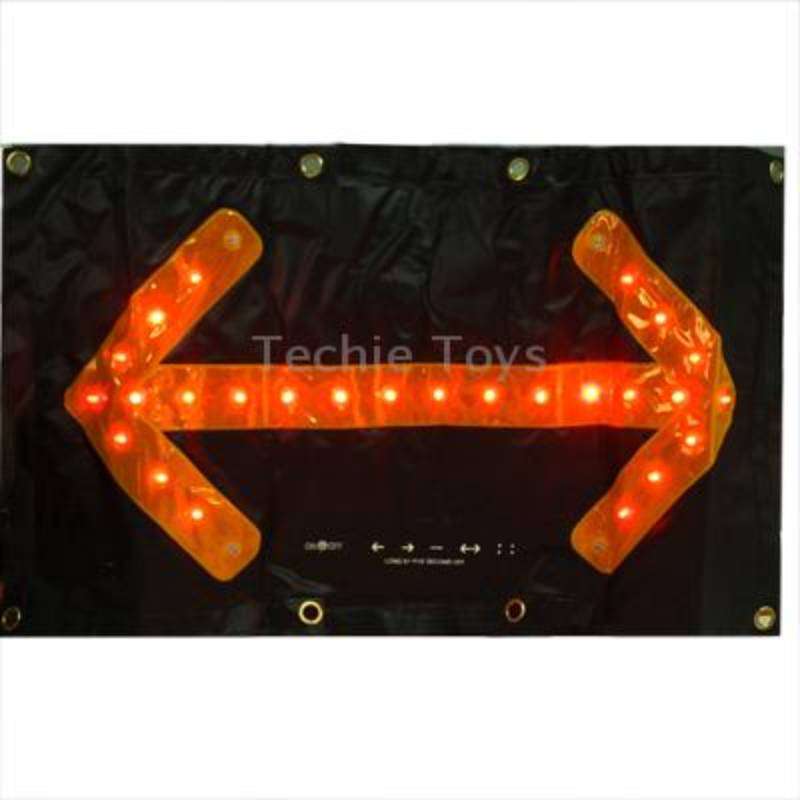 30 LED Car Safety Hazard Traffic Two-way Arrow Direction with Key Indicator Switch Signal Sign