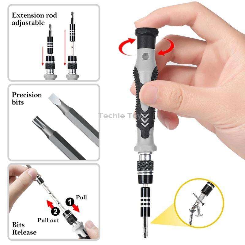 138 in 1 DIY Mobile Phone Disassembly Tool Clock Repair Multi-function Tool Screwdriver Set (Blue)