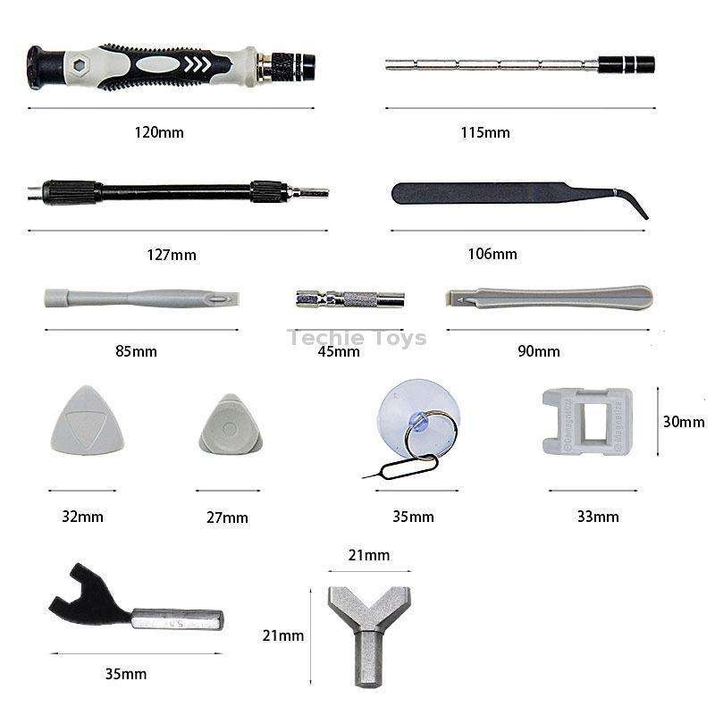 138 in 1 DIY Mobile Phone Disassembly Tool Clock Repair Multi-function Tool Screwdriver Set (Blue)