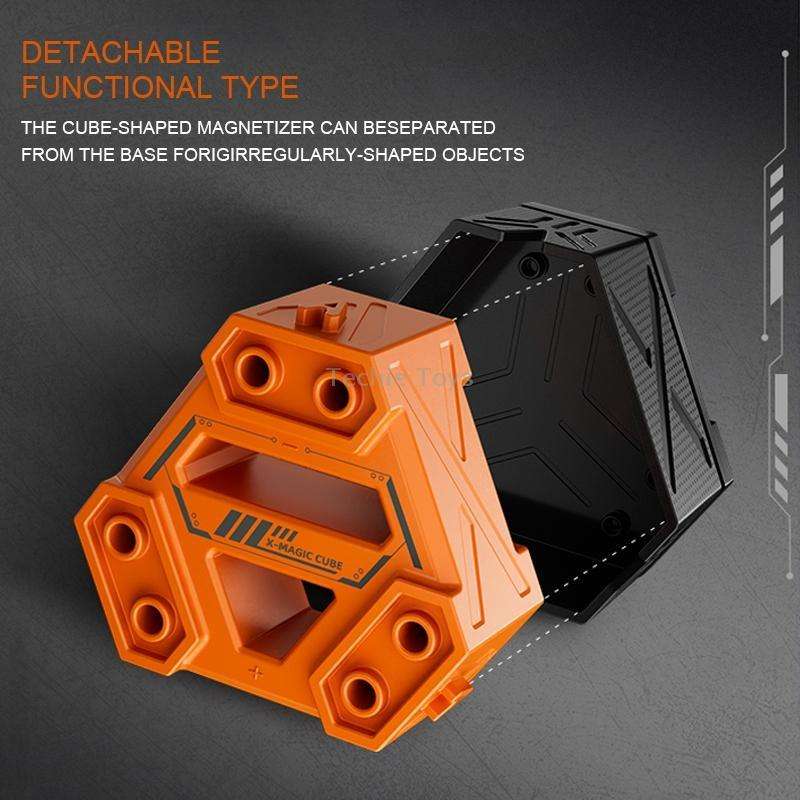 JAKEMY JM-Z21 Cube Shaped Screwdriver Magnetizer/Demagnetizer (Purple)