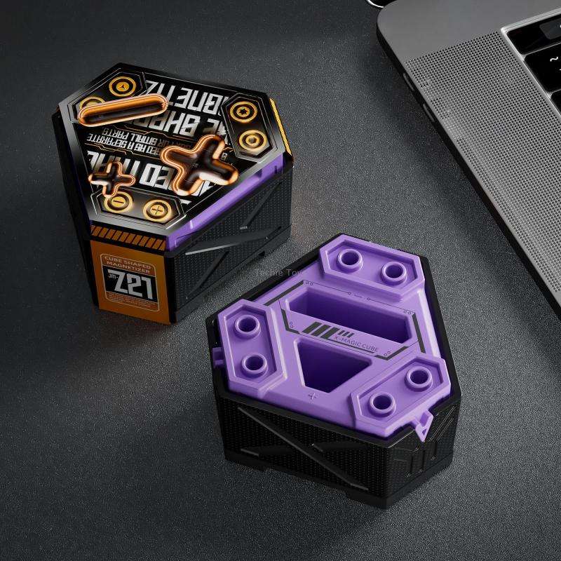 JAKEMY JM-Z21 Cube Shaped Screwdriver Magnetizer/Demagnetizer (Purple)