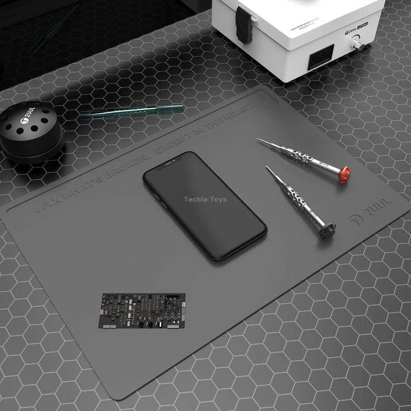 2UUL Heat Resisting Silicone Pad, Size: 40 x 28cm (Grey)