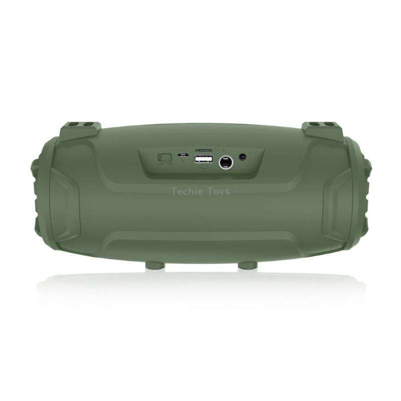 NewRixing NR3026M TWS Outdoor Portable K-song Bluetooth Speaker with Shoulder Strap & Microphone, Su