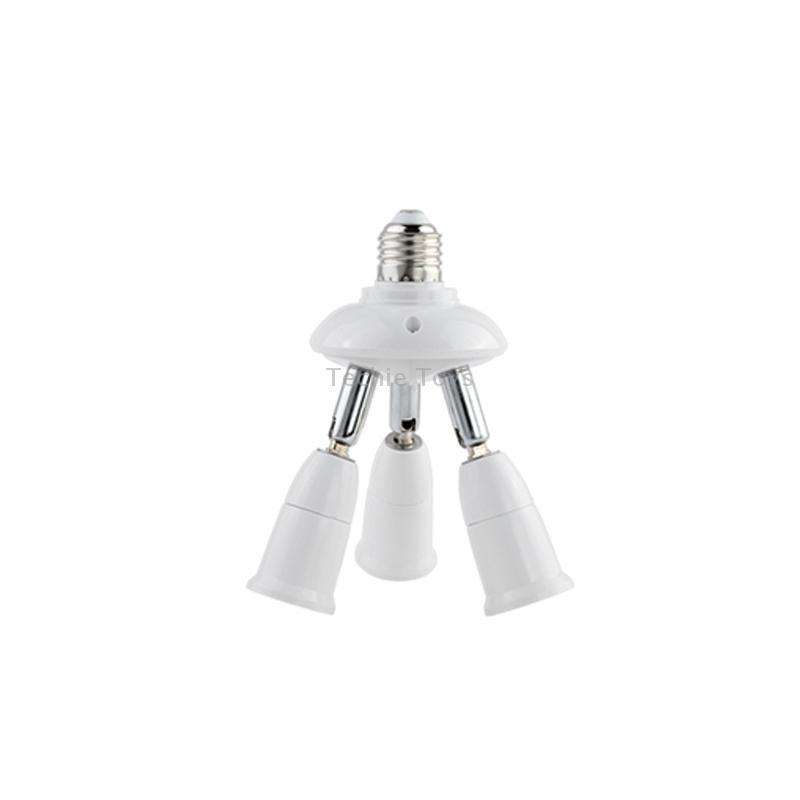 E27 to E27 Splitter Adjustable LED Light Bulb Holder Adapter Converter Socket Light Bulb Holder, typ