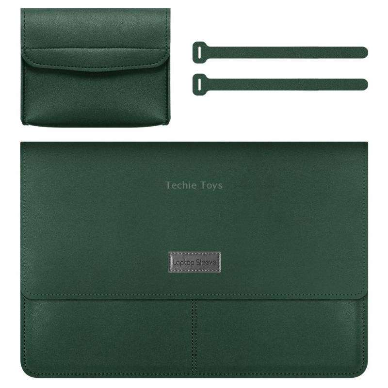 Litchi Pattern PU Leather Waterproof Ultra-thin Protection Liner Bag Briefcase Laptop Carrying Bag f