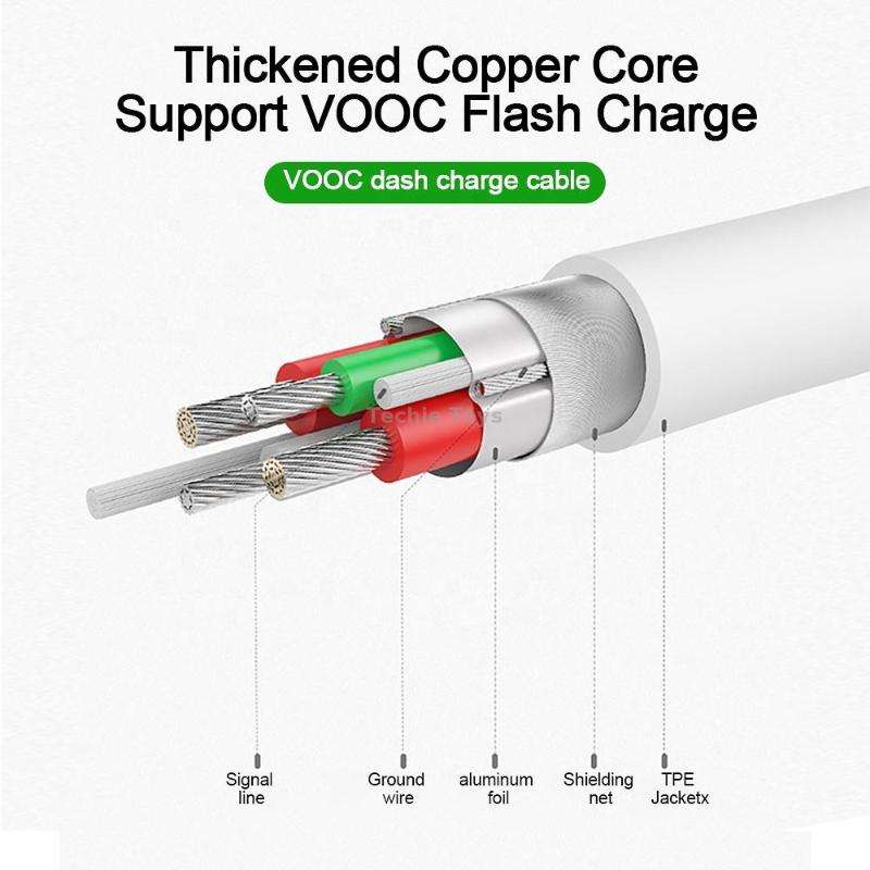 2m XJ-62 USB to Micro USB 4A Flash Charging Data Cable