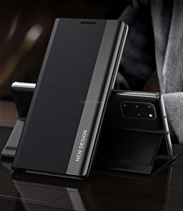 For Samsung Galaxy A52 5G / 4G Side Electroplated Magnetic Ultra-Thin Horizontal Flip Leather Case w