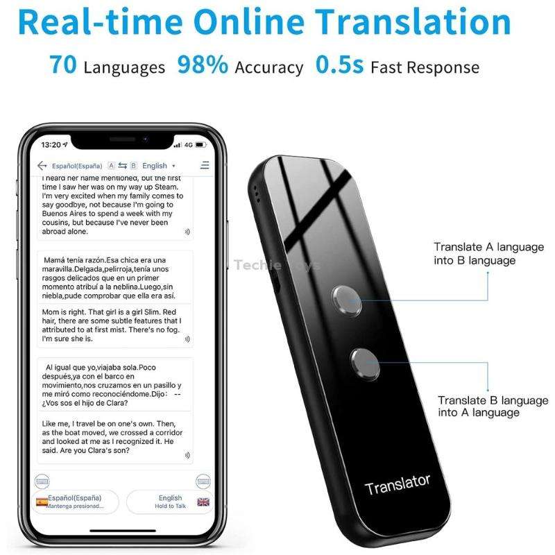 G6 Portable Instant Real Time Voice Translator Multi Language Voice Personal Travel Assistant Transl