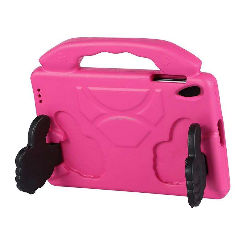 For Lenovo Tab M10 HD 2nd Gen TB-X306X/F/N 2020 EVA Shockproof Tablet Case with Thumb Bracket(Rose R