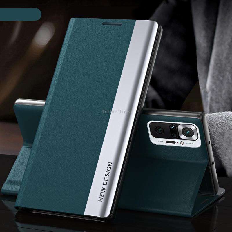 For Xiaomi Redmi Note 10 5G / Poco M3 Pro Side Electroplated Magnetic Ultra-Thin Horizontal Flip Lea