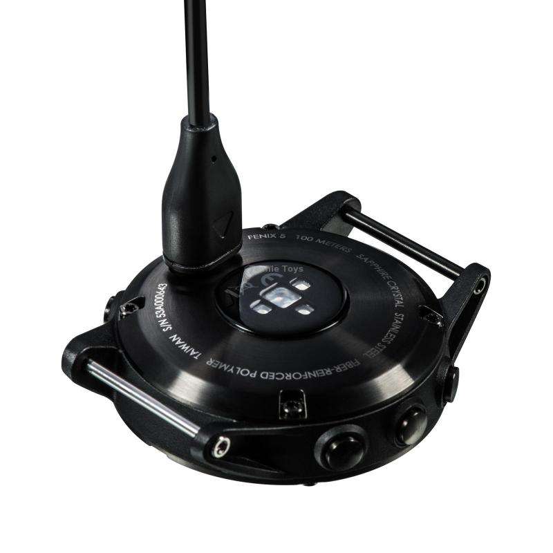For Garmin Venu 2 Plus Charger with Data Transmission Function(Black)