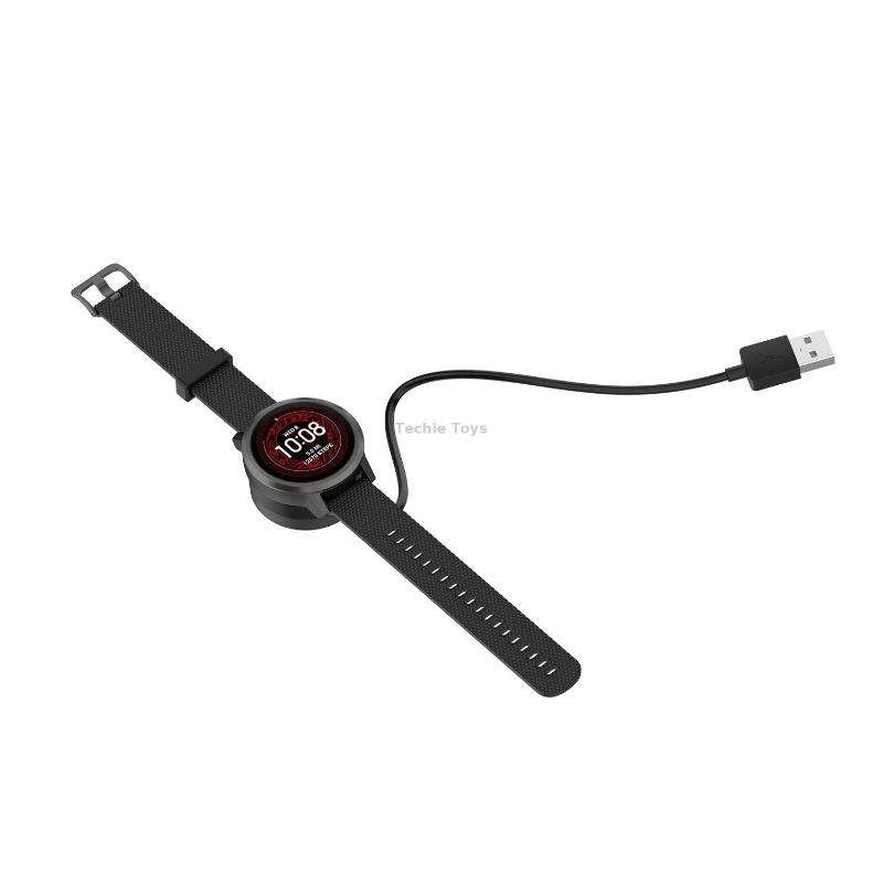 For Garmin Fenix 7X Integrated Charger with Data Transmission Function(Black)