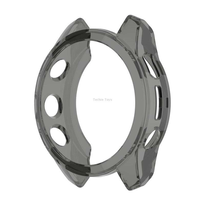 For Garmin Fenix 7s Shockproof TPU Soft Protective Case(Black)