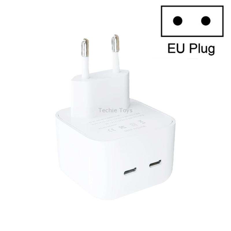 SDC-40W Dual PD USB-C / Type-C Charger for iPhone / iPad Series, EU Plug