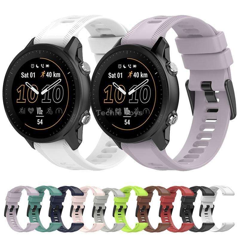 For Garmin Fenix 6 Pro GPS 22mm Solid Color Silicone Watch Band(Rock Gray)