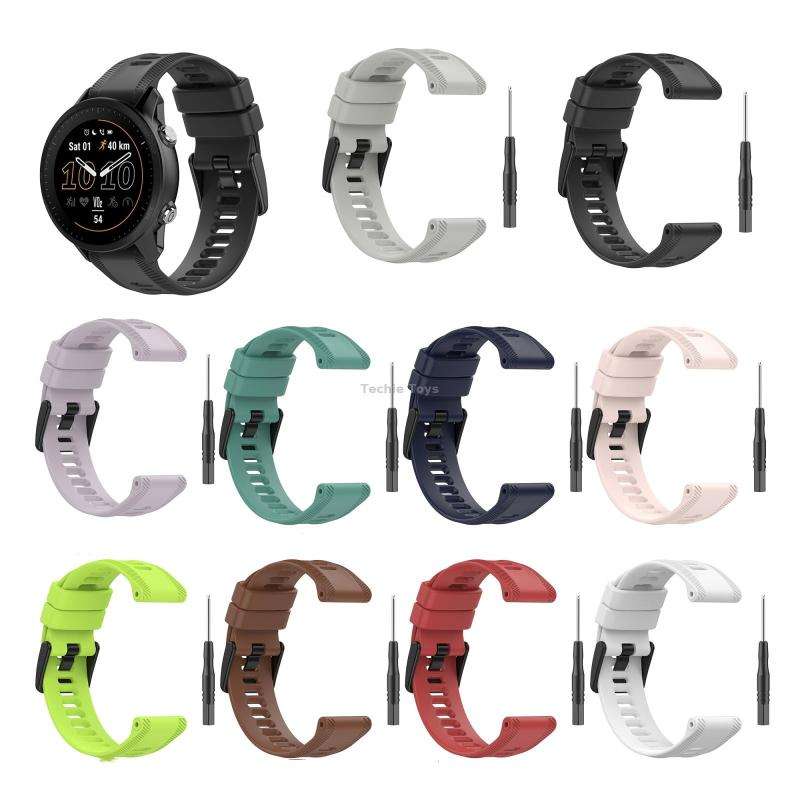 For Garmin Fenix 6 Pro GPS 22mm Solid Color Silicone Watch Band(Rock Gray)