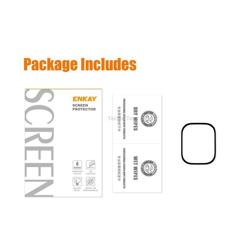 For Apple Watch Ultra / Ultra 2 / Ultra 3 49mm ENKAY 9H Full Cover Tempered Glass Watch Film