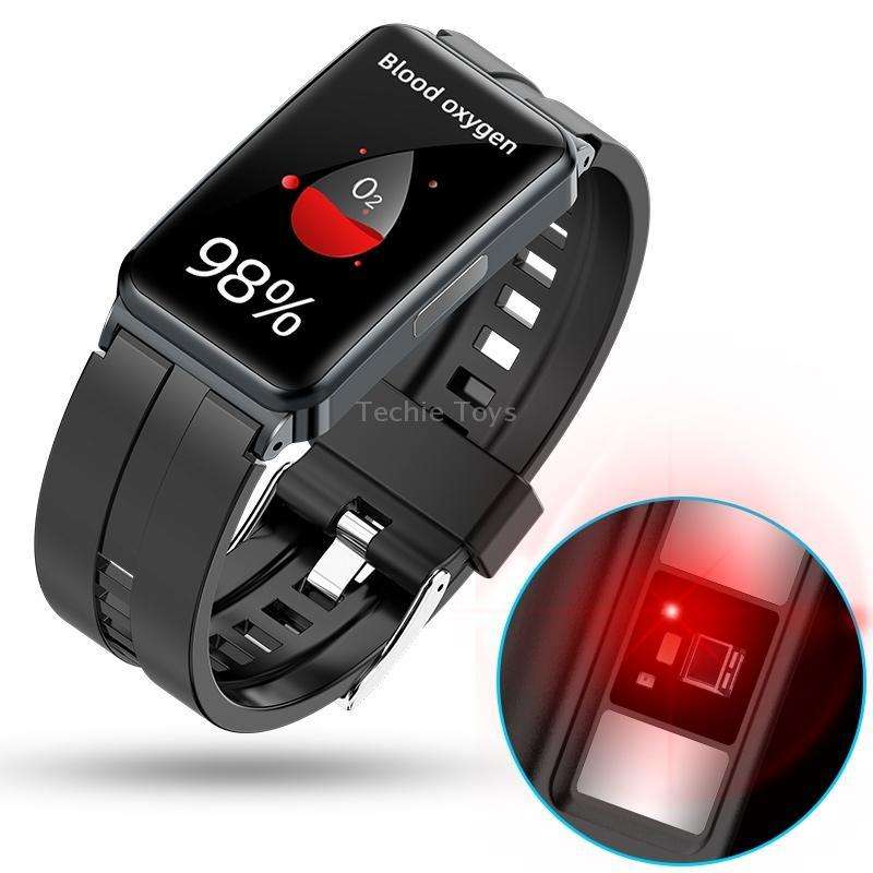 EP01 1.47 inch Color Screen Smart Watch,Support Heart Rate Monitoring/Blood Pressure Monitoring(Blac