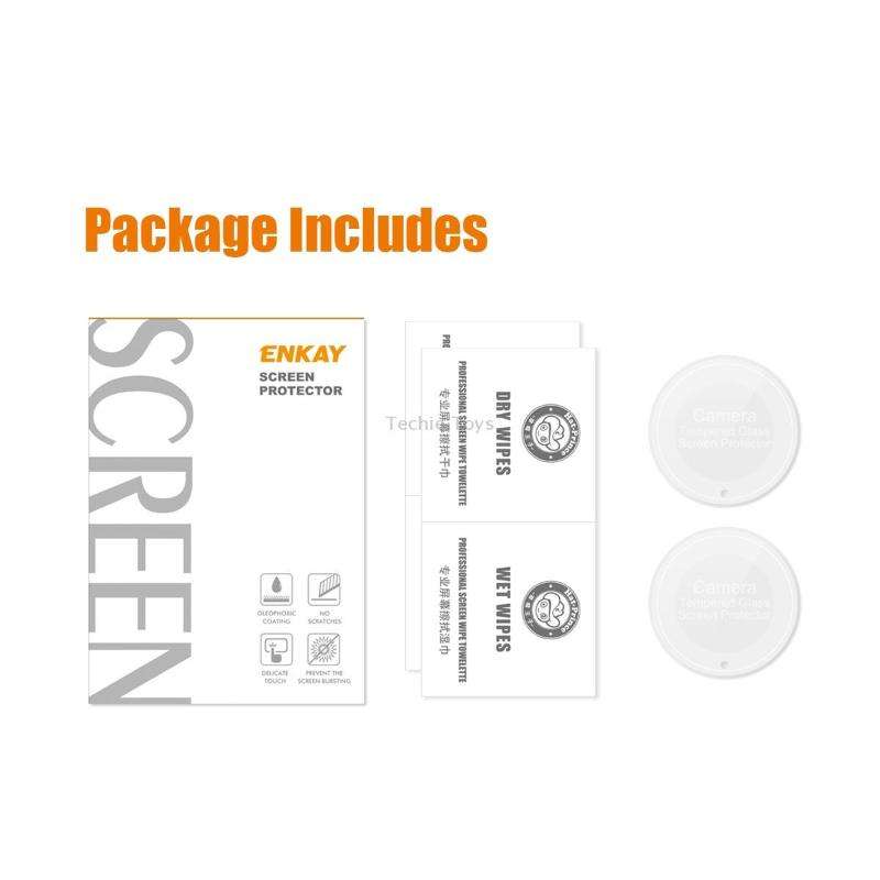 For Honor Magic5 Lite / X9A 2pcs ENKAY Hat-Prince 0.2mm 9H Rear Camera Lens Tempered Glass Film