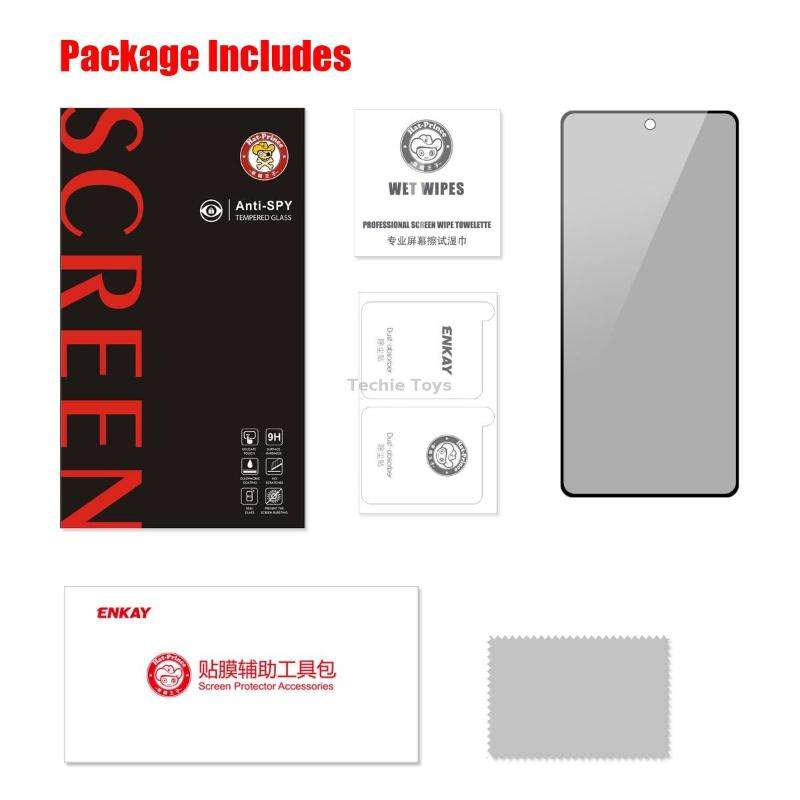 For Samsung Galaxy A54 5G ENKAY 28 Degree Anti-peeping Tempered Glass Full Screen Film