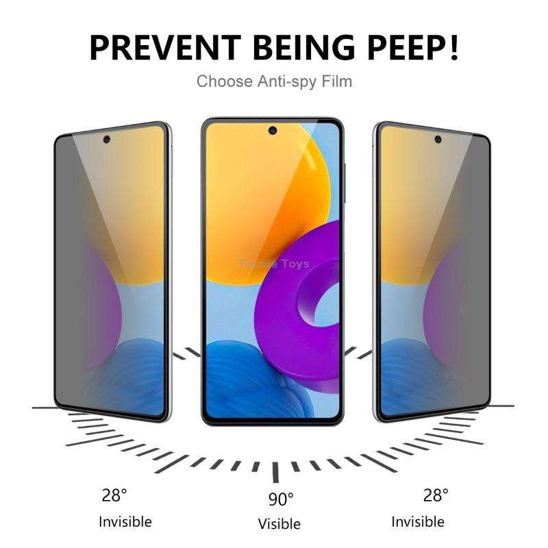 For Samsung Galaxy A54 5G ENKAY 28 Degree Anti-peeping Tempered Glass Full Screen Film
