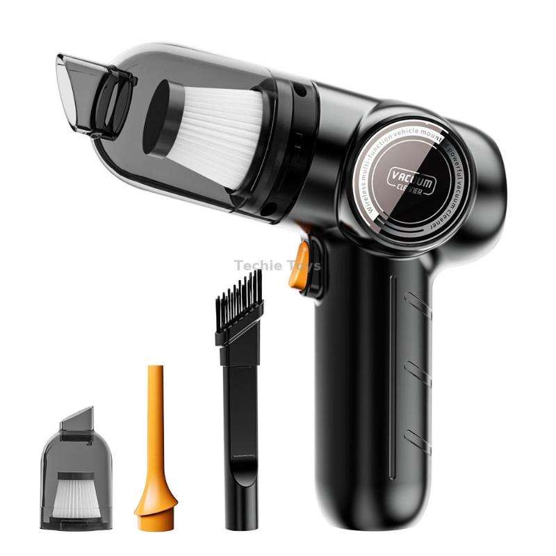 Q18 Car Strong Suction Wireless Handheld Vacuum Cleaner(White)