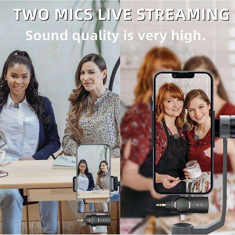 One by One 3 in 1 Mini Wireless Lavalier Microphone for iPhone / iPad / Android / PC Camera