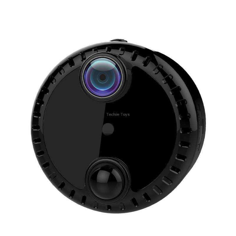 R10 4K HD Night Vision Cell Phone Remote Camera WiFi Webcam Home Network Monitor Camera(White)