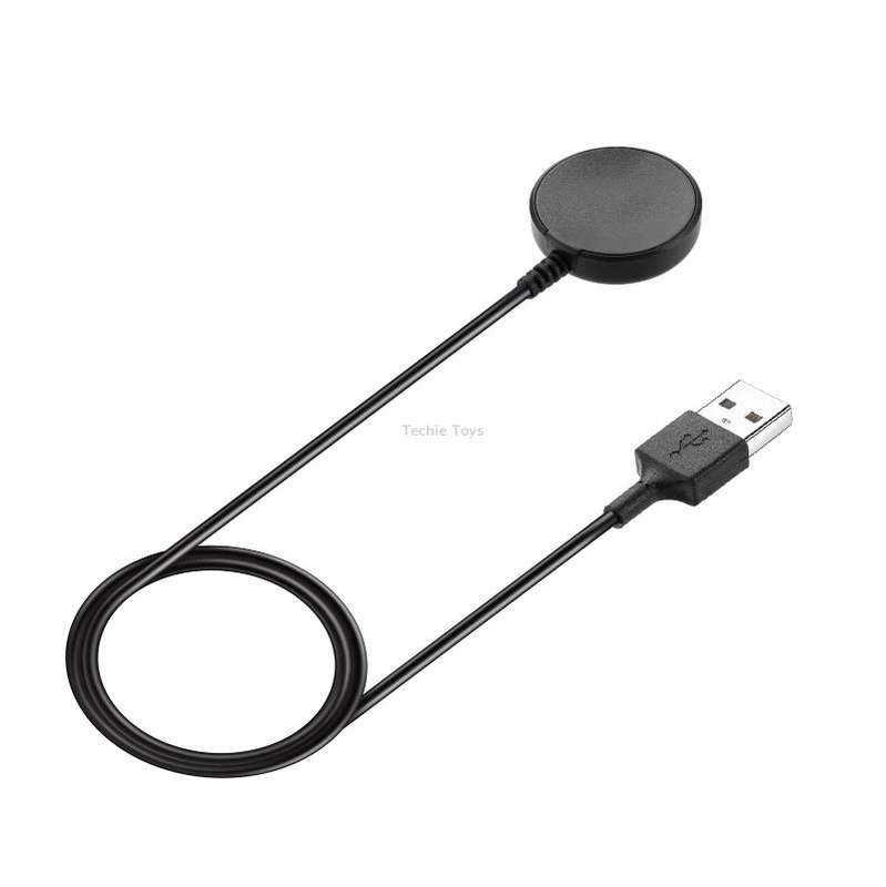 For Samsung Galaxy Watch 6 Classic USB Interface Magnetic Watch Charger(Black)