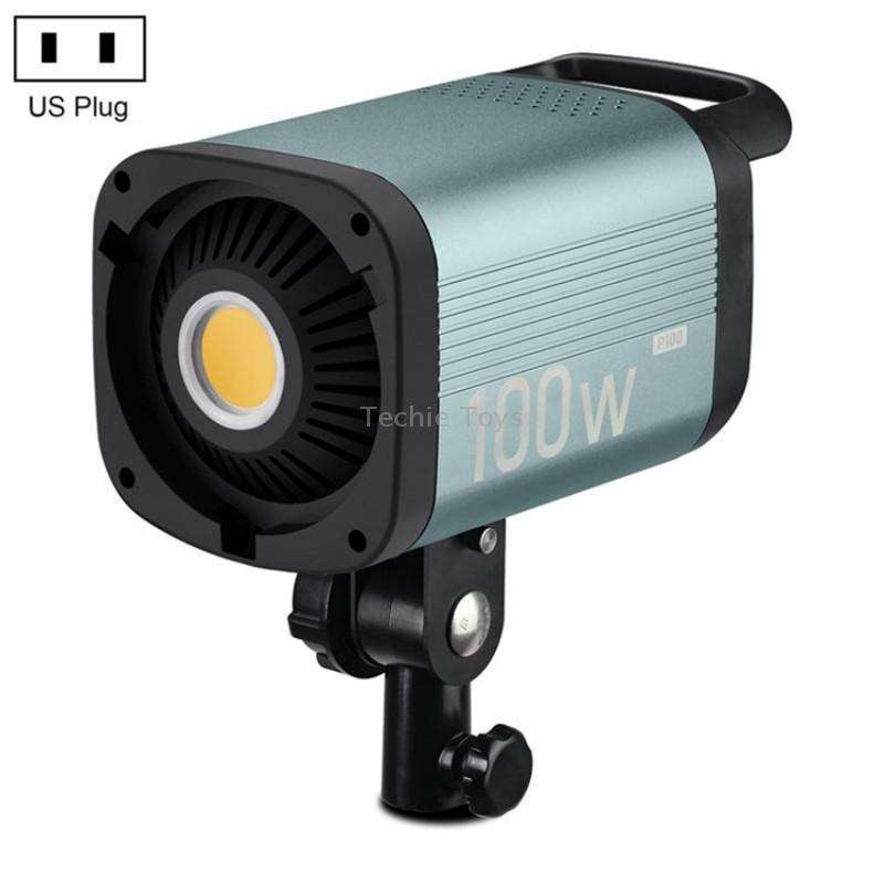 VLOGLITE P100 Professional Photography Video Fill Light 100W High Powerful Bright COB LED Light, Plu