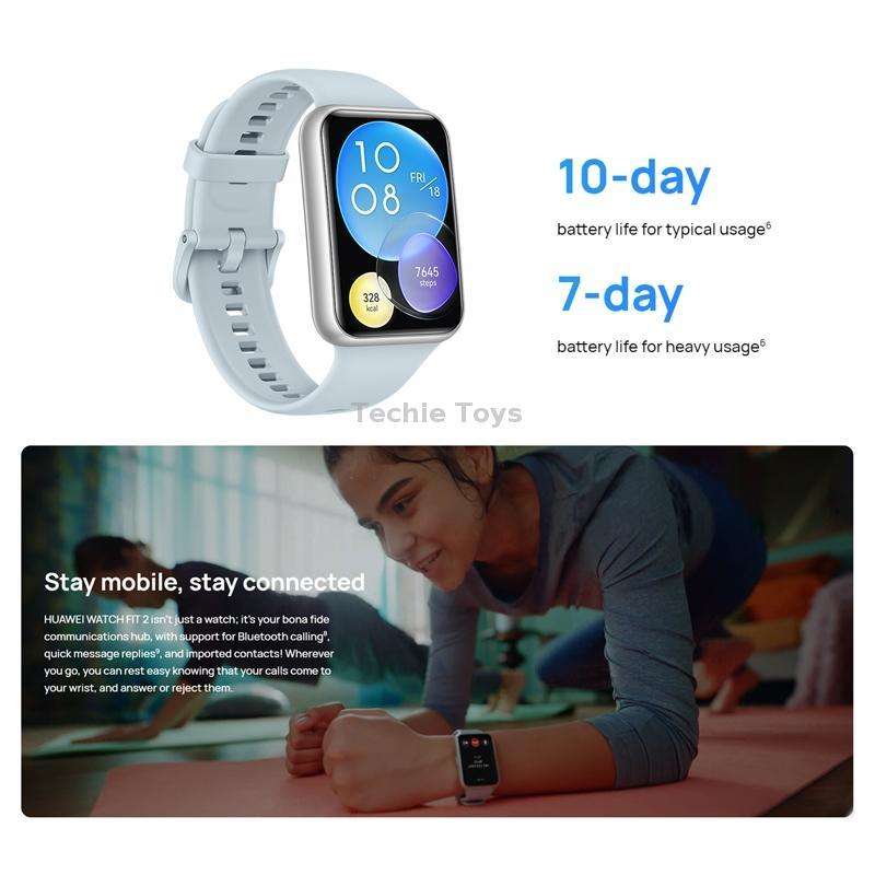 Original Huawei WATCH FIT 2 Smart Sports Watch, Color:Fashion Gray