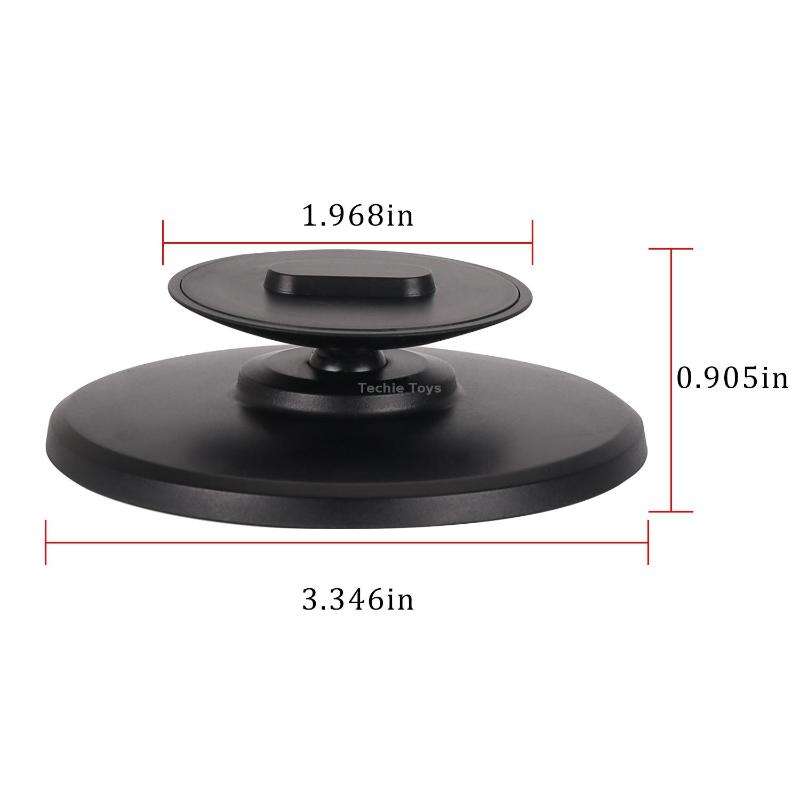 A311 For Amazon Echo Spot Angle Adjustable Bluetooth Speaker Magnets Bracket(Black)