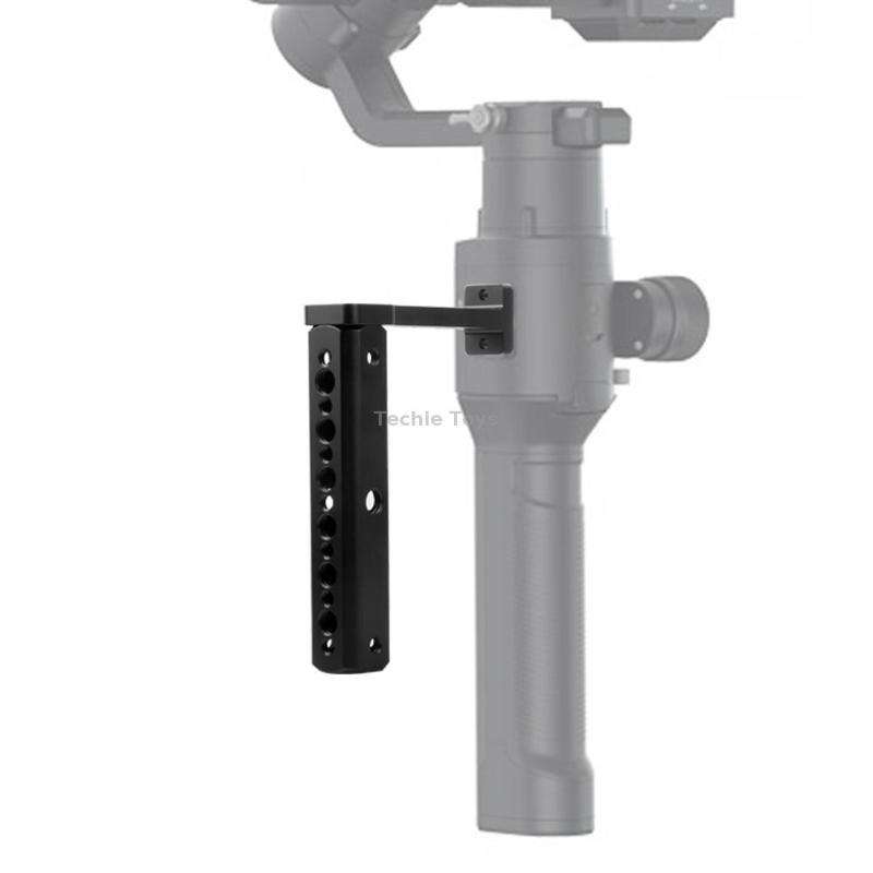 Handlebar Extended Handheld Support Monitor Stand Mount for DJI Ronin-S(Black)