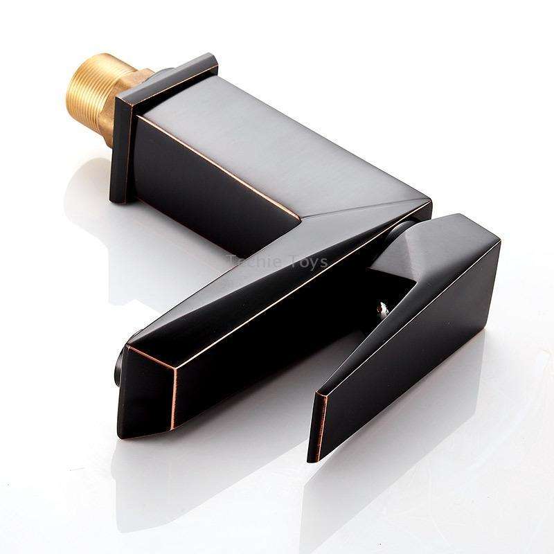Hardware Faucet Bathroom Hot & Cold Water Faucet, Specification: Black 99508