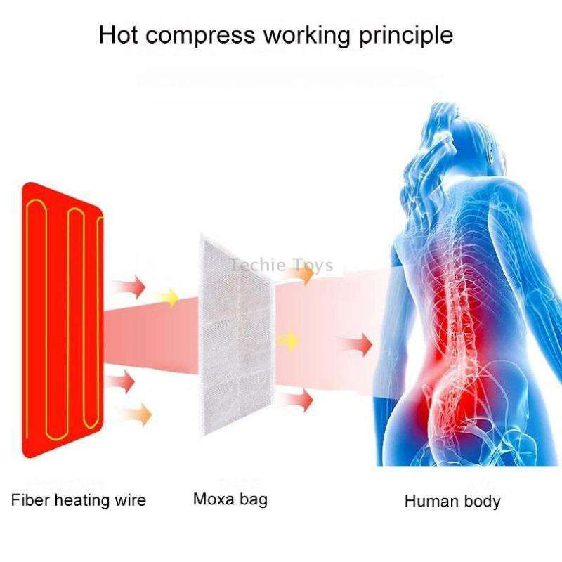 Warm Hot Compress Electric Heating Waist Belt(DC Belt+Test Orchestrator+DC Line)