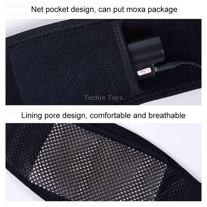 Warm Hot Compress Electric Heating Waist Belt(DC Belt+Test Orchestrator+DC Line)