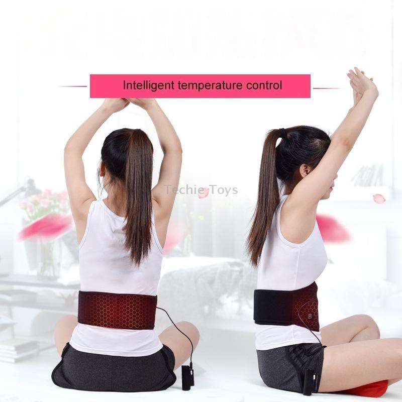 Warm Hot Compress Electric Heating Waist Belt(DC Belt+Test Orchestrator+DC Line)